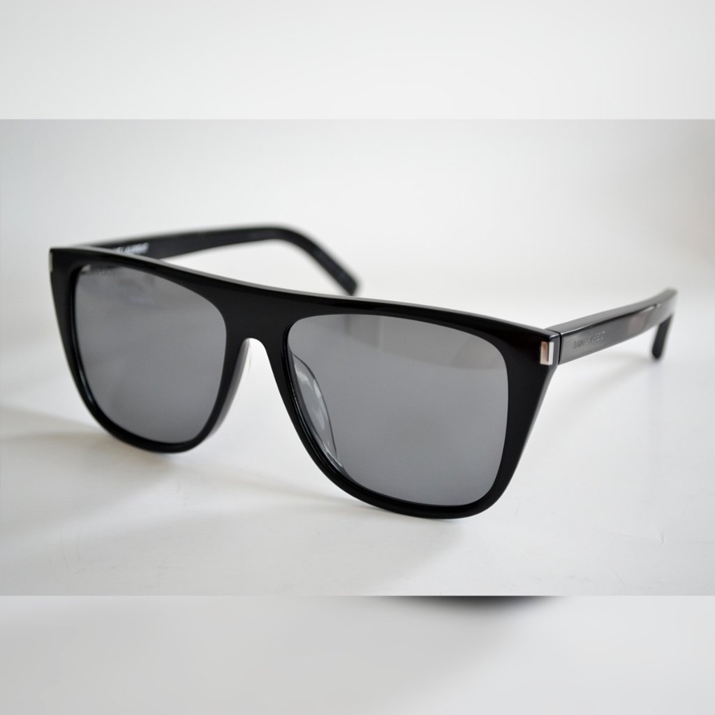 Saint Laurent Sl 1/F Black/Solver 002 Sunglasses